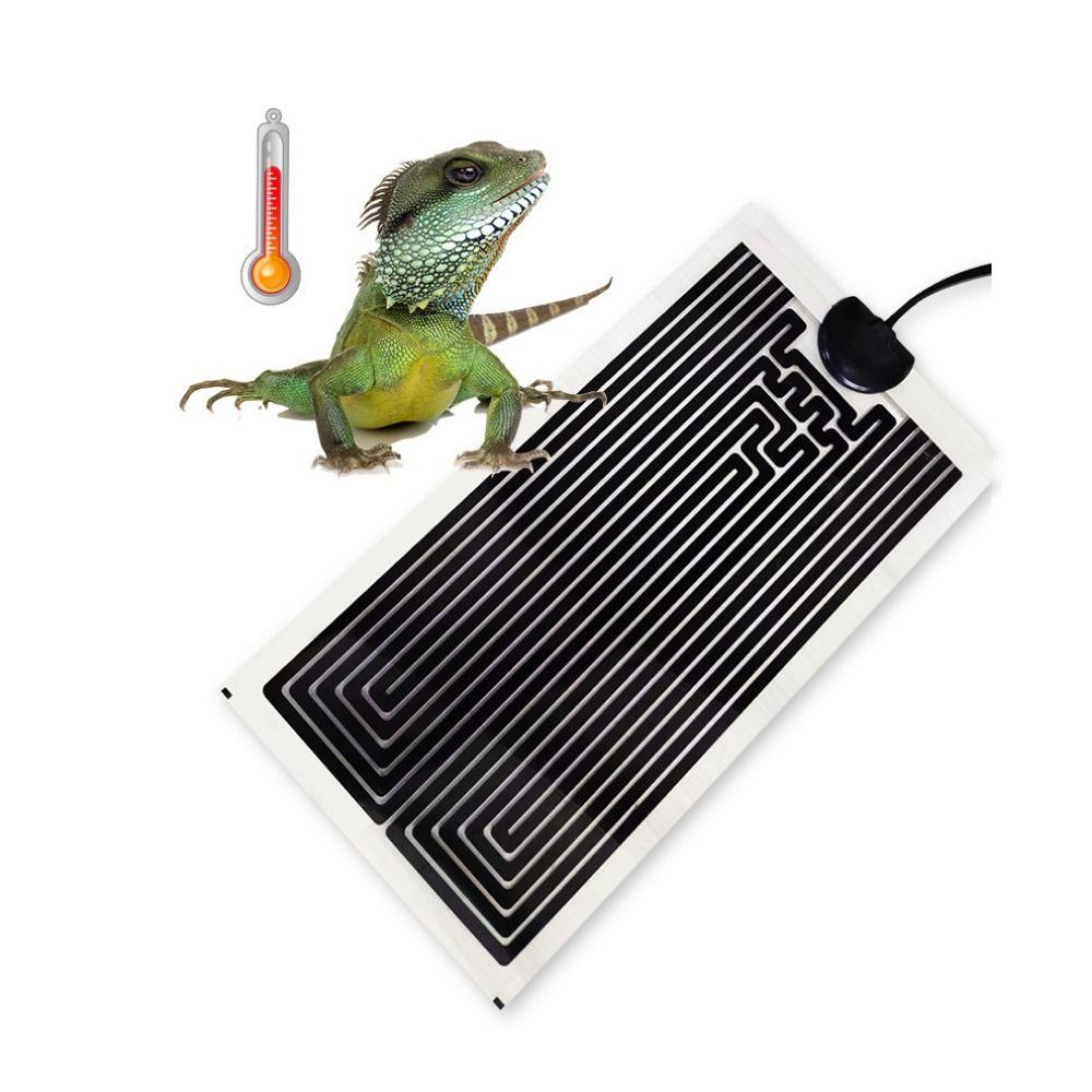 Силиконовая грелка для скалолазания для домашних животных с вилкой европейского стандарта, нагревательный коврик для рептилий для черепах/змей/пауков/ящериц