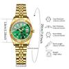 Xiaomi Luxury Rhinestone Women Quartz Watch Fashion Roma Dial Stainless Steel Calendar Wristwatches Reloj Mujer Clock (Without Box)