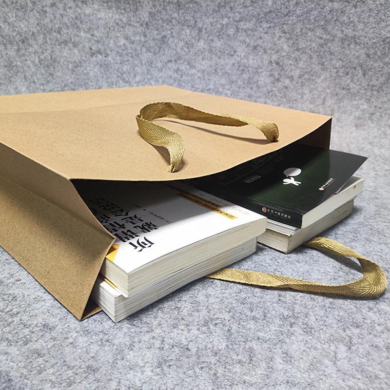 5 шт. утолщенная крафт-бумага сумка-тоут, универсальная подарочная коробка для фруктов, подарочная сумка