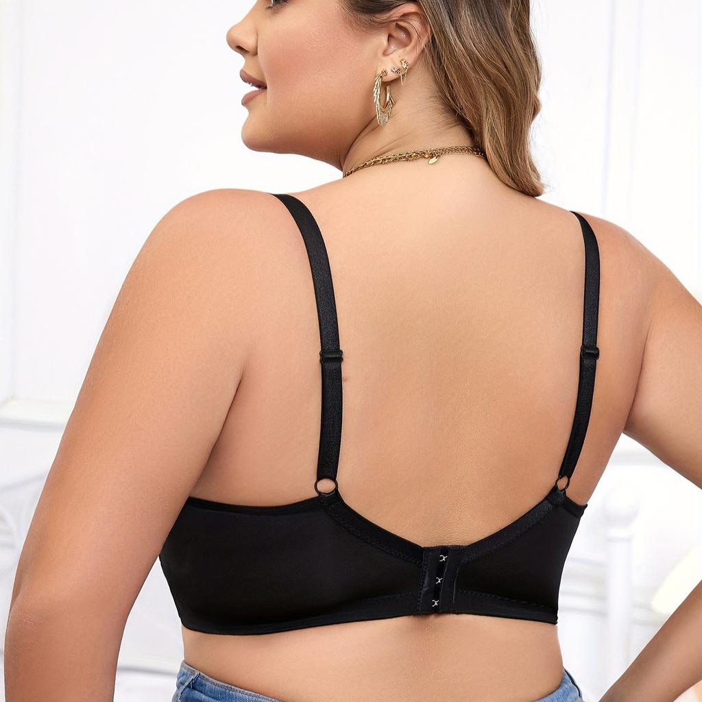 Thin French Sexy Lace Seamless Underwear Without Steel Ring Gathered Breasts and Small Breasts