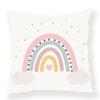 Привлекательная наволочка с радужным принтом, идеально подходящая для гостиной