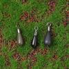 Casting Tear Drop Shot Fishing Tackle Line Sinkers Hook Connector Fall Sinker Fishing Tungsten