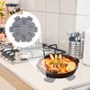 12Pcs Gray Pot And Pan Protectors Felt Placemats Stacking Anti-Slip Cookware Dividers Decorative Flower-Shaped Pallet Separators