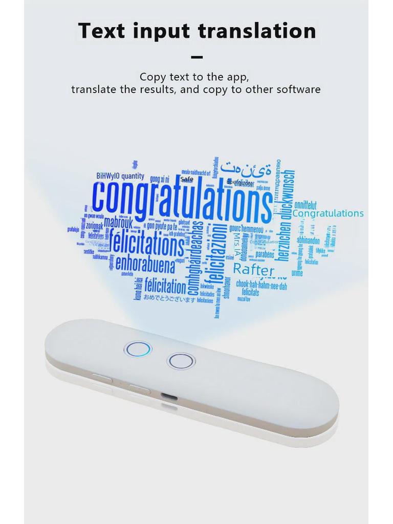 Lifa T4 Smart Multicolor Bluetooth голосовой переводчик