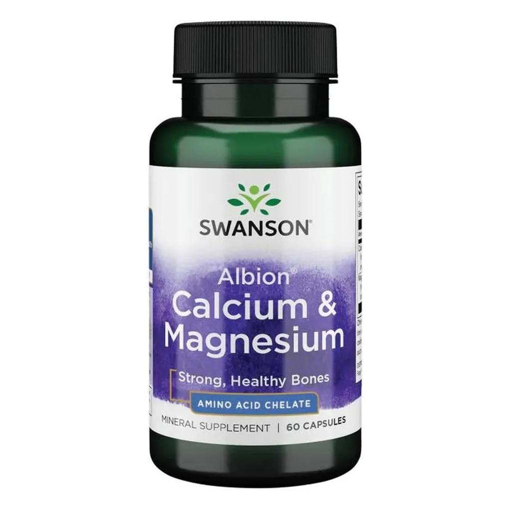 Albion Calcium & Magnesium - 60 caps