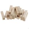 20 Pieces 50mm Balsa Unfinished Woodcraft Square Wooden Dowel Rod