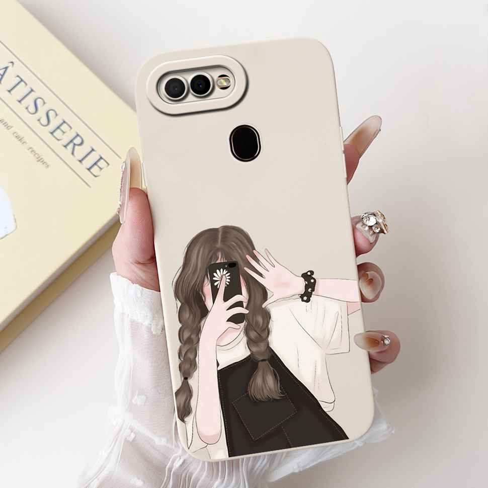 Силиконовый чехол для OPPO A5S Чехол AX5s Мягкая Милая Девочка ТПУ Задняя крышка Для Oppo A5s A X5s AX5s Чехлы Capa Coque Fundas