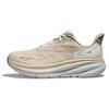 HOKA Clifton 9 2E Wide Oat Milk Men Sneakers Cream Barley 1132210-OKB