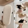 Fashion Shevalues Cute Furry Slipper For Women Girls Winter Fashion Milk Cow Fluffy Warm Slippers For Home Cartoon Animal  Cotton Shoes