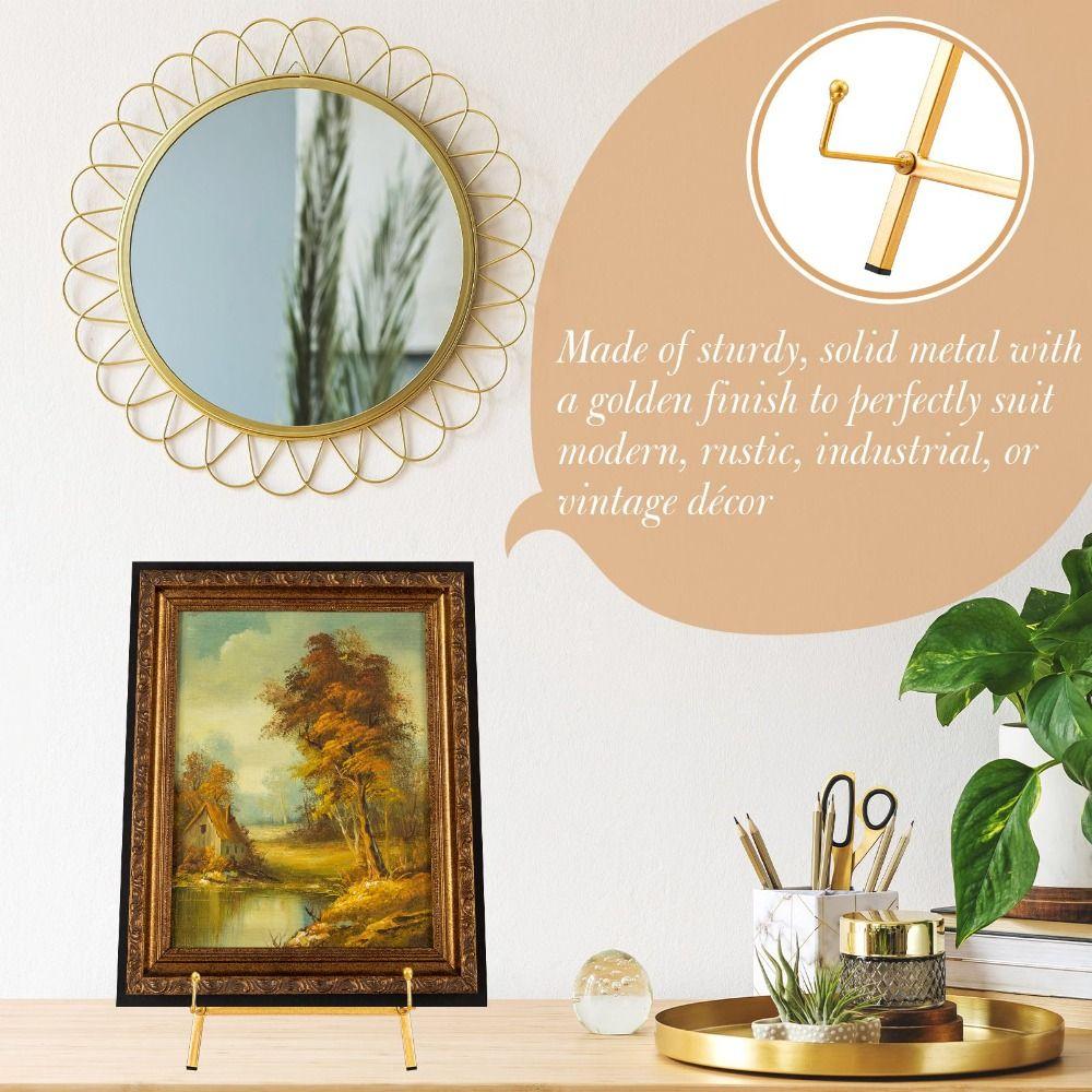 Metal Table Top Easel Stand Elegant Display Easels Durable Easel Stand for Wedding Sign