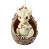 Christmas Dragon Ornaments Novelty Dragon Egg Tree Pendant Acrylic Keychain Decoration for Home and Car Decoration