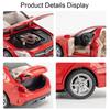 1:32 GT C260 Sports Car Model Toy Alloy Diecasting Doors Opened Pull Back Vehicle Models Sound Light Collection Gift for Boys