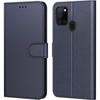 Защитный чехол - PROSHOP - для Samsung A21S (6.5 ") - Гибкий - Держатель для карт - Темно-синий