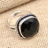 Black Spinel Gemstone Handmade 925 Sterling Silver Ring Jewelry For Thanksgiving