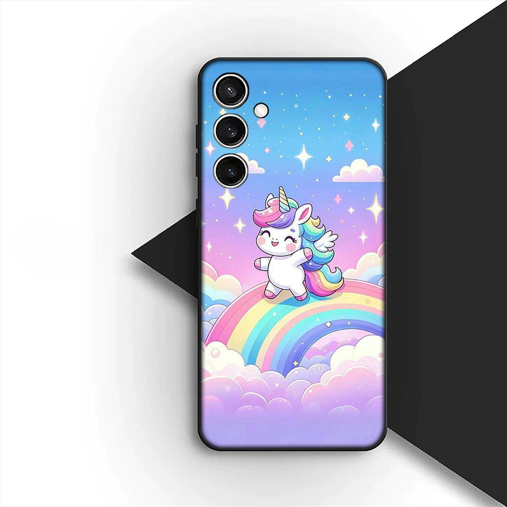 Cover for Apple iPhone 17 16 14 15 Plus Pro Max 16E ProMax + 15Plus 15+ 16+ Casing Silicone Phone Case Unicorn Horse Wallpaper