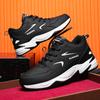 2024 New Men's Spring Autumn Leather Big Size Light Sneaker Thick Sole Non Slip Waterproof Camouflage Lace Up Running Shoes
