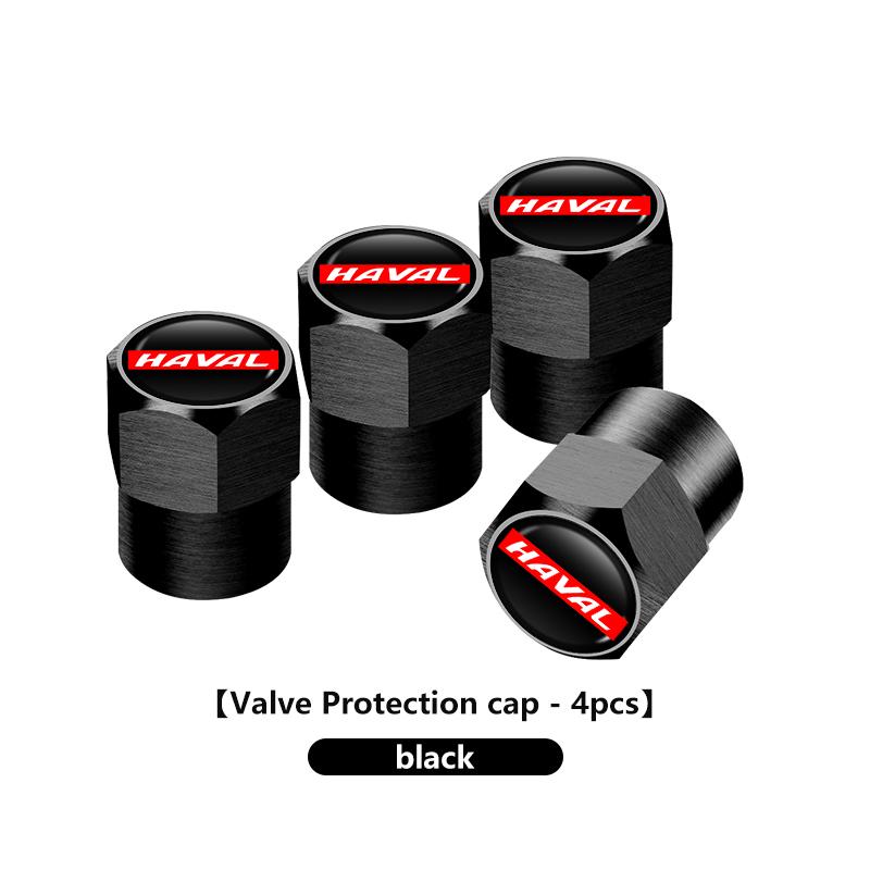 Aluminum Alloy Car Wheel Tire Valve Caps Tyre Rim Stem Covers Car Dustproof Tire Cap For Haval Great Wall F7 H6 H1 H2 H3 H4 H5 E7