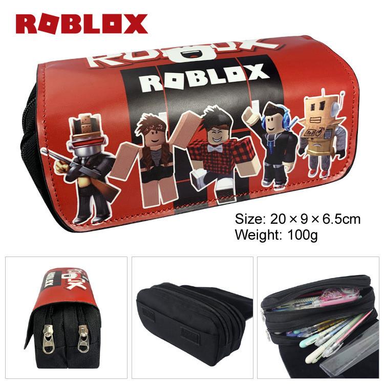 Пенал Roblox Мультяшный Органайзер для Канцелярских Принадлежностей для Детей С Большой Вместимостью и Прочным Материалом