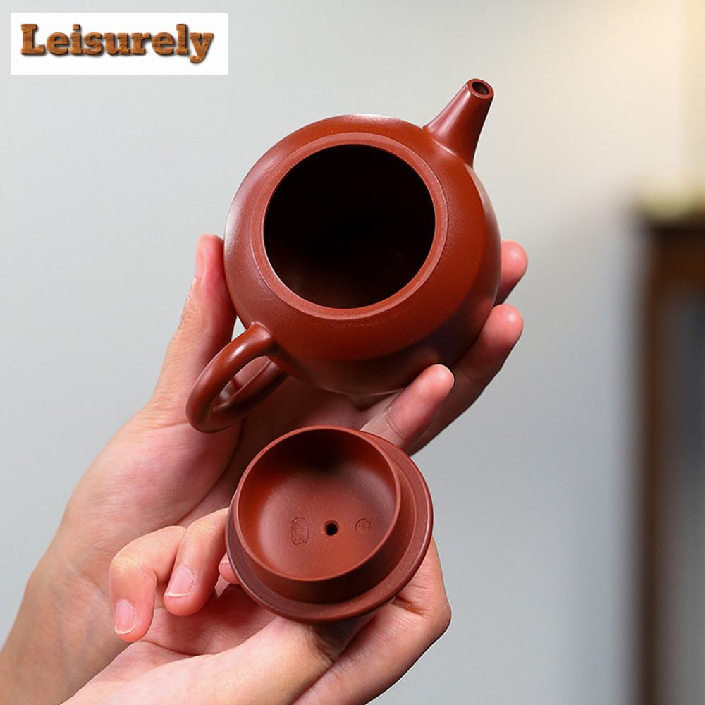 190ML Boutique Yixing Purple Clay Teapots Artists Handmade Pot Raw Ore Dahongpao Mud Kettle Chinese Zisha Tea Set Collection