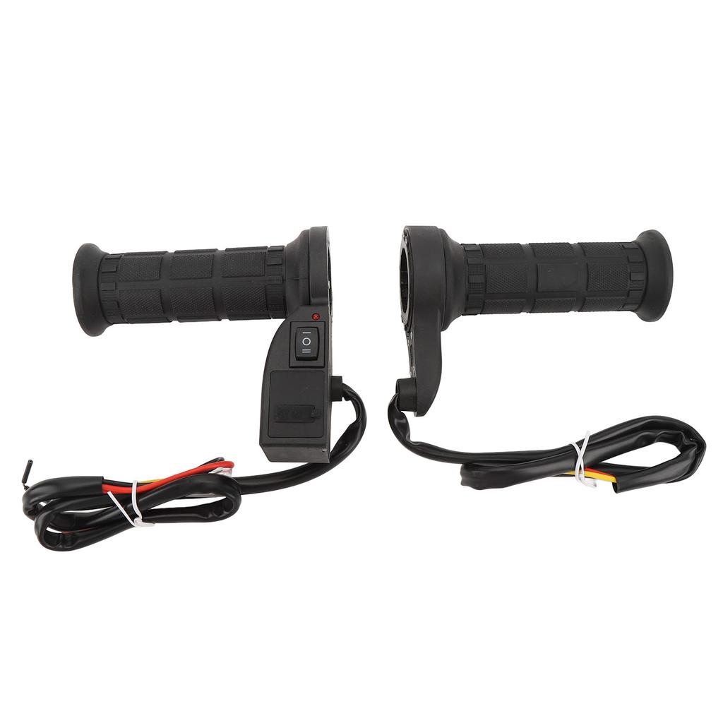 12V 22mm Motorcycle Heated Handlebar with Voltage Display USB Output Adjustable High Low Temp Electr