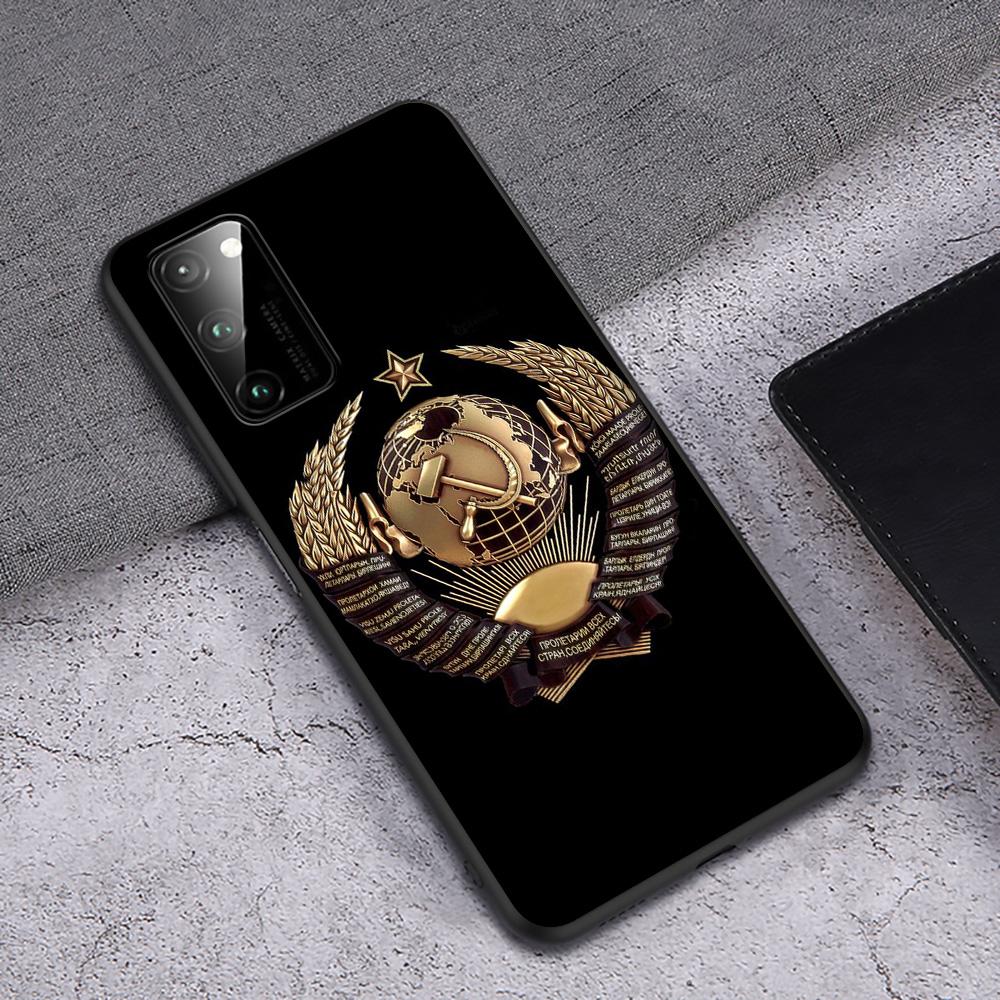 T161 Russia Flag Emblem Case for Honor Note 6A 7A 7C 7X 8 8A 8C 8X 9 9A 9X 10X 20 20S 30 Y6P Lite Pro