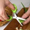 Multi Functional Stainless Steel 3 5 Layer Kitchen Scissors for Pepper Scallion Laver Cutting Chopping Cooking Tool