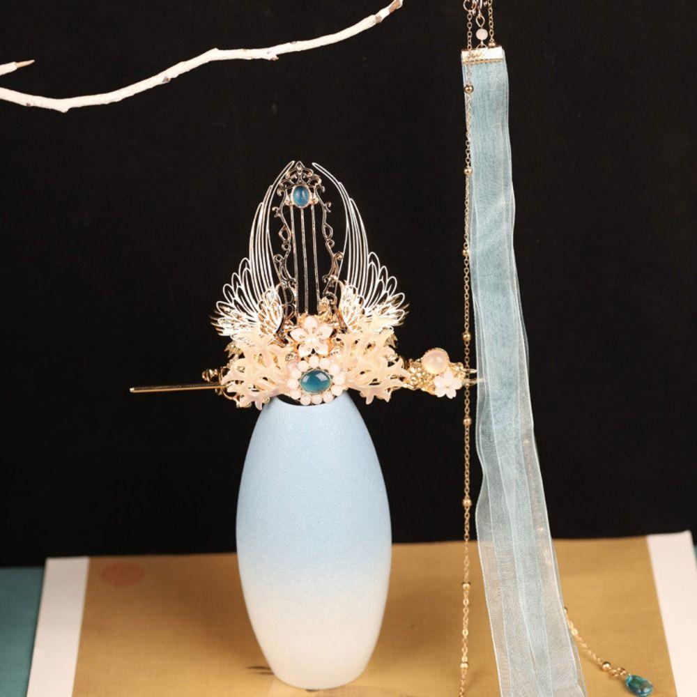 Аксессуары для волос в китайском стиле, заколка для волос в стиле ханьфу, головной убор, палочка для волос, реквизит для фотосъемки