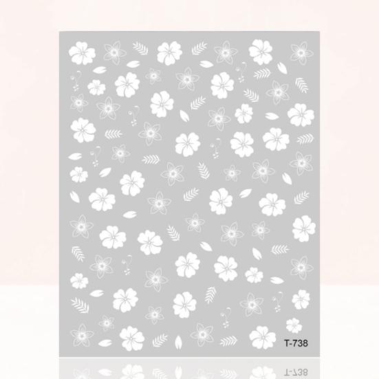 Украшение ногтей, хорошая универсальная бумажная художественная наклейка, легко очищаемая наклейка для ногтей для женщин