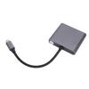 USB C на 2 HD Мультимедийный Адаптер Поддержка 4K 60 Гц Расширенный и Зеркальный Дисплей Тип C на HD Интерфейс Разветвитель для Ноутбука