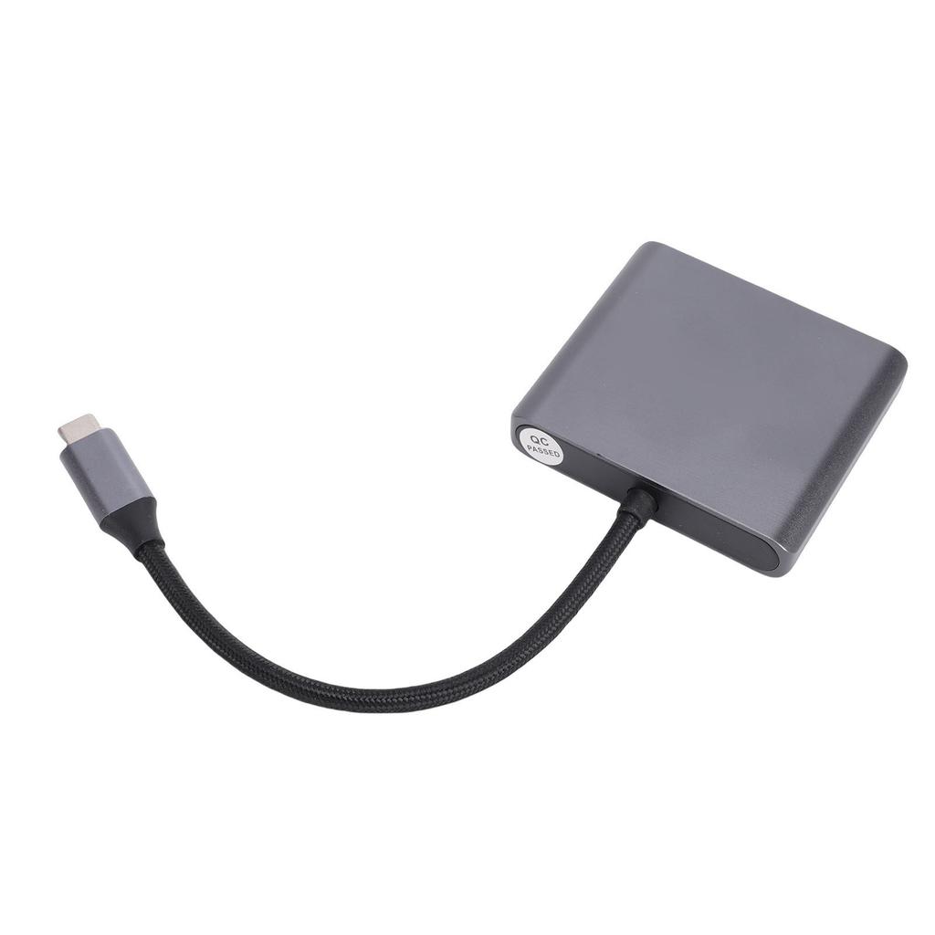 USB C на 2 HD Мультимедийный Адаптер Поддержка 4K 60 Гц Расширенный и Зеркальный Дисплей Тип C на HD Интерфейс Разветвитель для Ноутбука