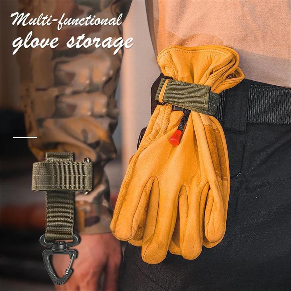 Outdoor Nylon Safety Hanging Buckle Climbing Rope Storage Glove Hook