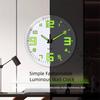 Новые АБС Настенные Часы Бесшумные Простые Кварцевые Часы Светящиеся Модные Часы для Гостиной 8 Дюймов для Домашнего Декора