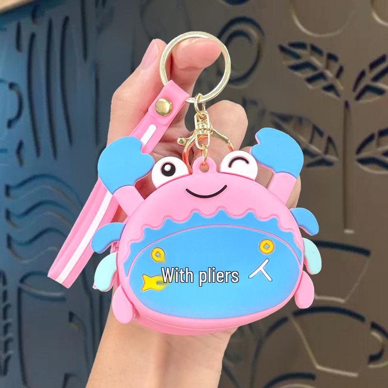 Мини Кошечка удачи Кошечка монета брелок и сумка для наушников подарок