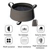 Portable Foldable Water Basin Large Capacity Storage Basin Stable Leak-Proof Design Folding Washbasin