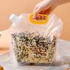 Герметичный пакет для хранения продуктов с крышкой, стоячий мешок для хранения риса, герметичный многоразовый мешок для хранения круп для муки, бобов, кухонного шкафа, кладовой
