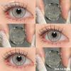 Eyeshare Цветные контактные линзы Venice для глаз 14,2/14,5 мм большие серо-голубые зрачки ежегодная косметика