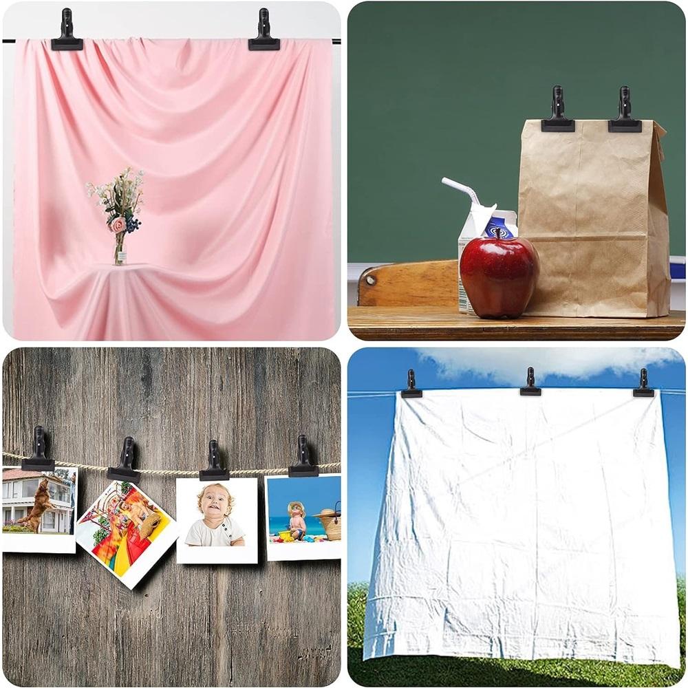 Backdrop Spring Clamps - 6 Pack for Photography Background Stands, Woodworking & Home Improvement Projects
