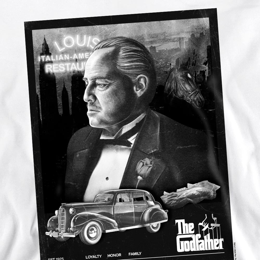 The Godfather Unisex Adult Don Vito Corleone Poster Sweatshirt