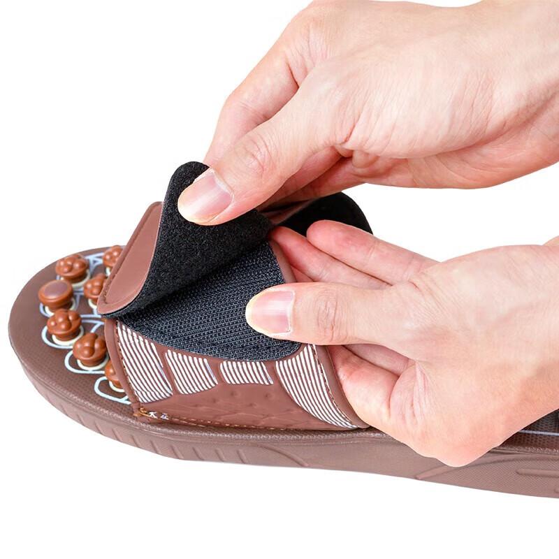 CLORIS Foot Reflexology Massage Slippers with Jade Stones