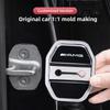 4Pcs Car Door Lock Buckle Protective Covers Shock Absorber Pad Stickers For Mercedes Benz AMG W213 W206 W205 W204 W212 W203 W223