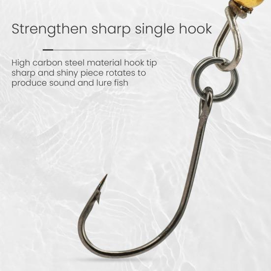 5 шт. 5 см/4 г вращающаяся блесна с крючком из твердого металла вращающаяся на 360 градусов блесна для ловли соленого пресноводного судака окуня аксессуары