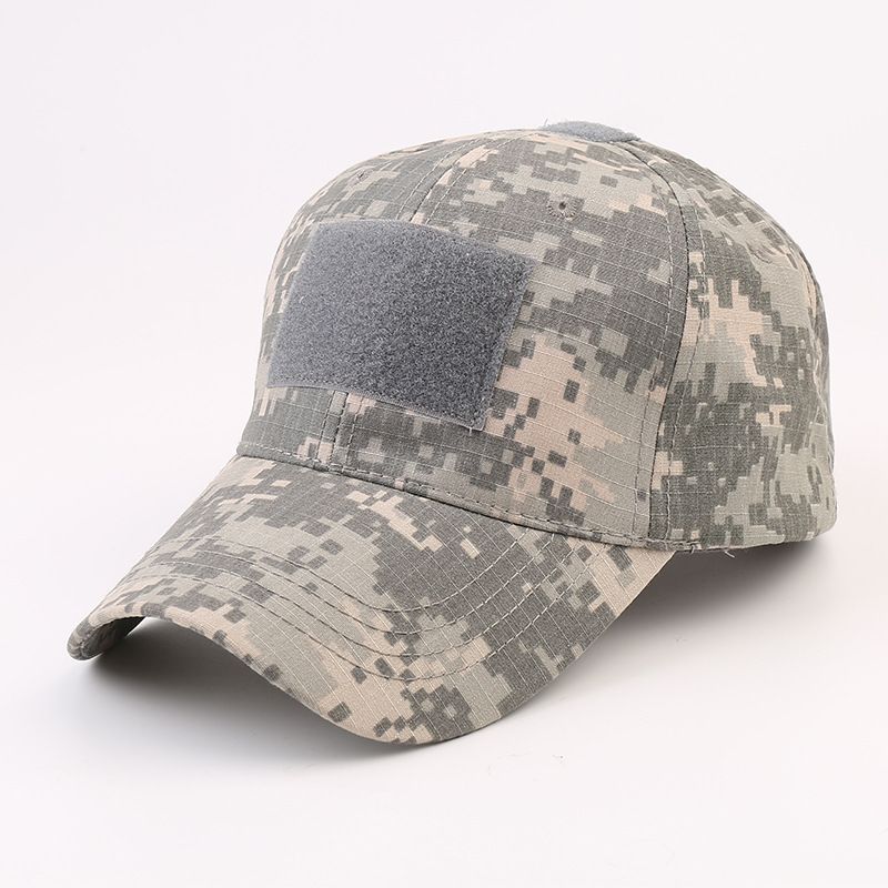Arrival Camouflage Hat Handsome Military Fans Outdoor Python Baseball Cap Men's Tactical Peaked Cap Military Training for Middle and Large Students