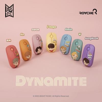 BTS (Бантан мальчики) Беспроводная мышь Dynamite, TinyTan, официальная, оригинальная, подлинная, KPOP, идол
