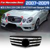 For Mercedes Benz E-Class W211 E350 E320 E280 E500 E550 2007 2008 2009 Front Bumper Grille Racing Center Grille Modification Kit