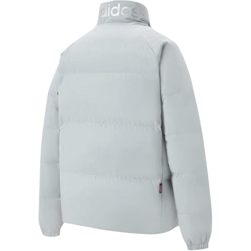 Adidas Куртка мужская пуховая с воротником-стойкой, прочная, теплая, повседневная, на молнии, с длинным рукавом, KC4633