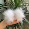 White Feather Hairpin Side Clip Hanfu Accessories Korean Feather Headdress Hairpin 
