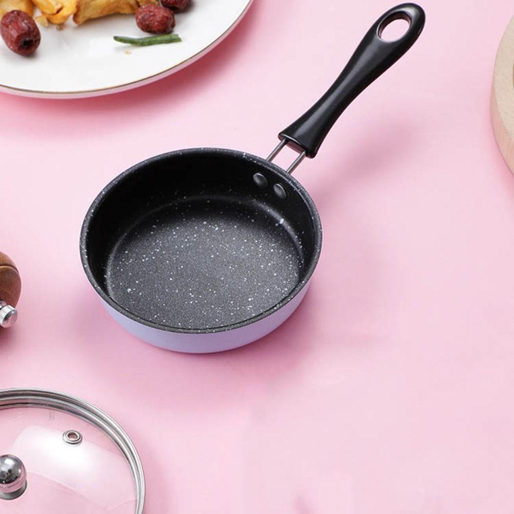 12cm Fry Egg Pan with Anti-stick Coating Omelette Pot Mini Non-stick Pan Kids Toy