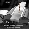 Green Forest Heavy-Duty Multi-Function Workbench Vise - Small Industrial Grade Flat Clamp