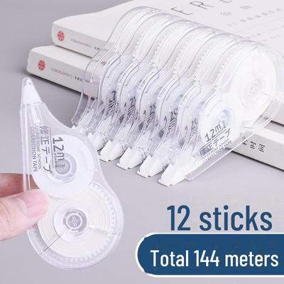 Прозрачная корректирующая лента MUJI-Style, портативная и бесшумная для студентов