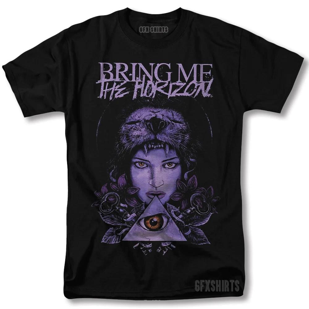 РЕДКИЙ! Футболка Bring Me The Horizon Концертный Тур Рок Винтажный Графический Дизайн Унисекс Футболка